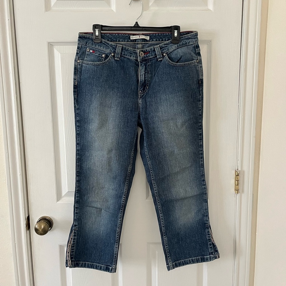 Tommy Hilfiger Dark Blue Cropped Jeans